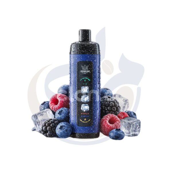 اشتري Crown Bar Alfakher Ice Adjust 25K Blueberry Raspberry Disposable اونلاين – افضل اسعار وافضل شحن