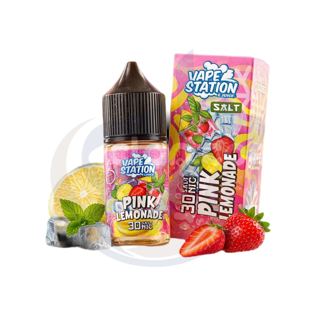اشتري Vape Station Super Ice Saltnic Pink Lemonade اونلاين – افضل اسعار وافضل شحن