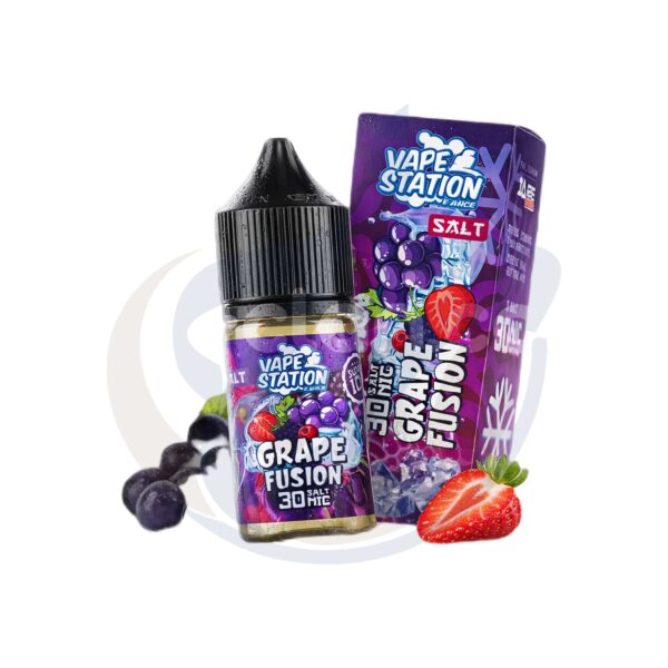 اشتري Vape Station Super Ice Saltnic Grape Fusion اونلاين – افضل اسعار وافضل شحن