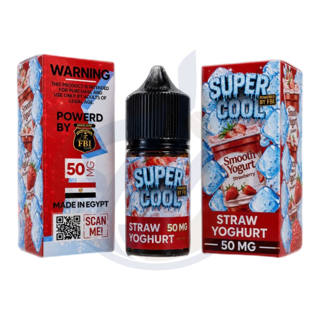 اشتري FBI SaltNic Super Cool Straw Yogurt اونلاين – افضل اسعار وافضل شحن