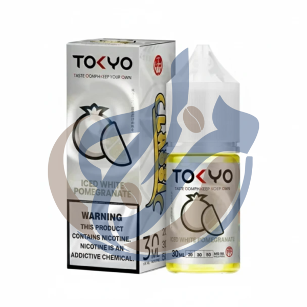 Tokyo SaltNic Iced White Pomegranate
