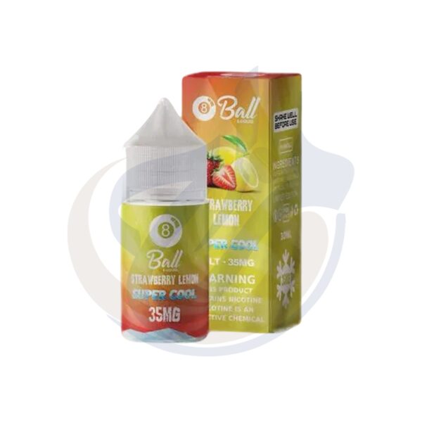 اشتري 8Ball⁩ Super Cool SaltNic Strawberry Lemon اونلاين – افضل اسعار وافضل شحن