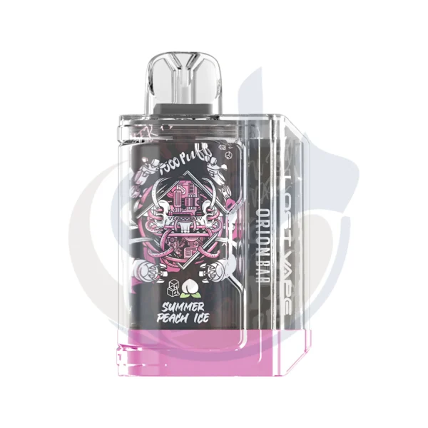 Authentic Lost Vape Orion Bar Summer Peach Ice product photo from El Mazaj Smoke & Vape Egypt