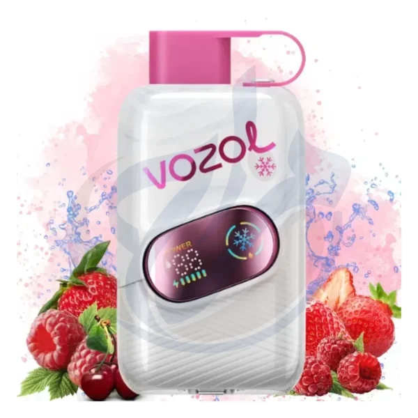 Verified genuine Vozol Star Click 50K Super Cool Strawberry Raspberry Cherry Disposable presented by El-Mazaj Egypt