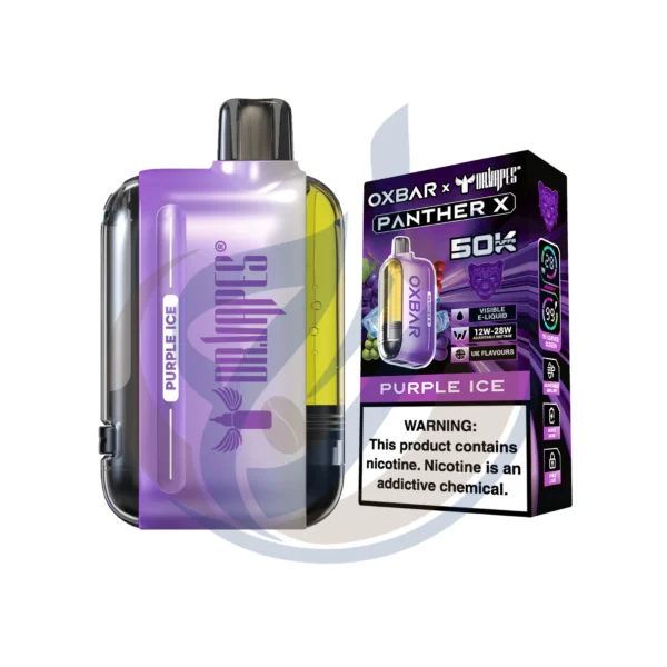 Dr vapes Oxbar 50k Cranberry Grape Ice Disposable أصلي من متجر المزاج أصل الفيب في مصر