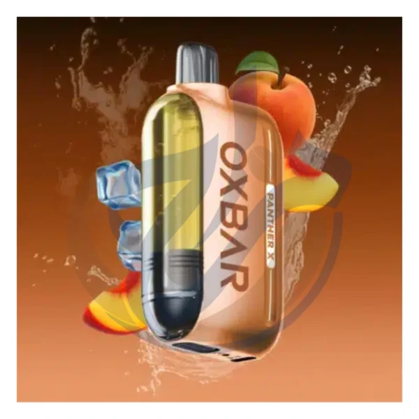Dr vapes Oxbar 50k Peach Ice Disposable أصلي من متجر المزاج أصل الفيب في مصر