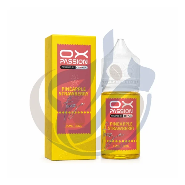 Authentic OX Passion SaltNic Super Cool Pineapple Strawberry product photo from El Mazaj Smoke & Vape Egypt