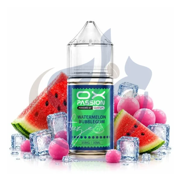 شراء OX Passion SaltNic Super Cool Watermelon Mint Bubble Gum أونلاين بضمان الأصالة من متجر المزاج El Mazaj Egypt