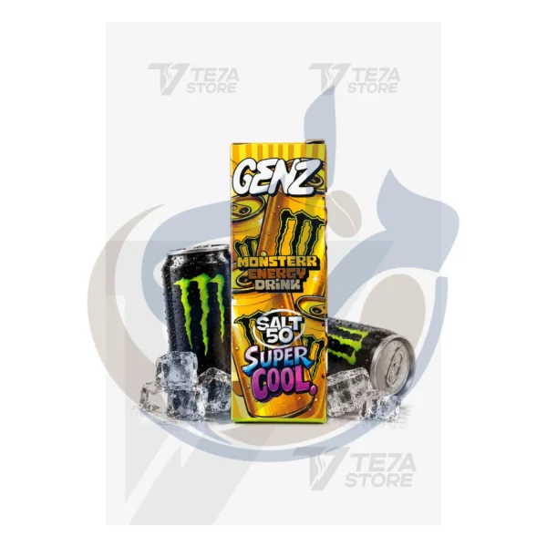 GENZ Super Cool SaltNic Energy Drink deals and original stock at El Mazaj Vape Store