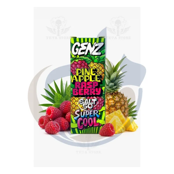 GENZ Super Cool SaltNic Pineapple Strawberry تشكيلة الفيب الفاخرة من متجر المزاج El Mazaj