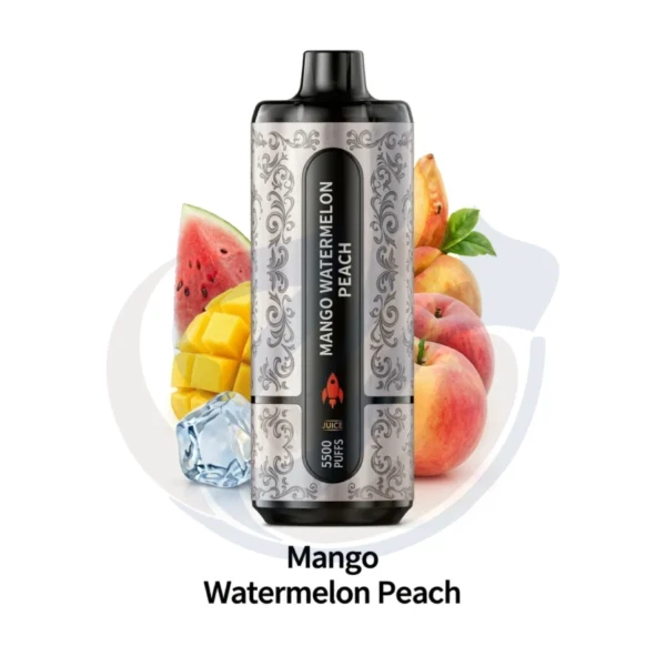 Oukitel Mate Ice 60K ⁠⁠Mango Watermelon Peach Disposable تشكيلة الفيب الفاخرة من متجر المزاج El Mazaj