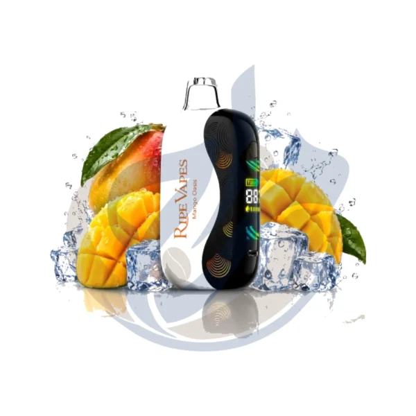 Ripe Vapes Oak 35k Mango Oasis Disposable deals and original stock at El Mazaj Vape Store