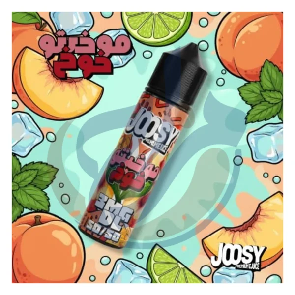 Authentic Joosy cool mojito peach product photo from El Mazaj Smoke & Vape Egypt